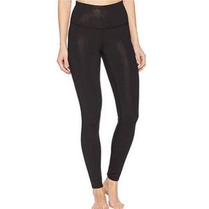 The‎ North Face Motivation High-Rise Leggings/Tights Black Silver Sparkle Large